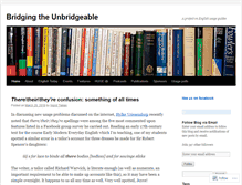 Tablet Screenshot of bridgingtheunbridgeable.com